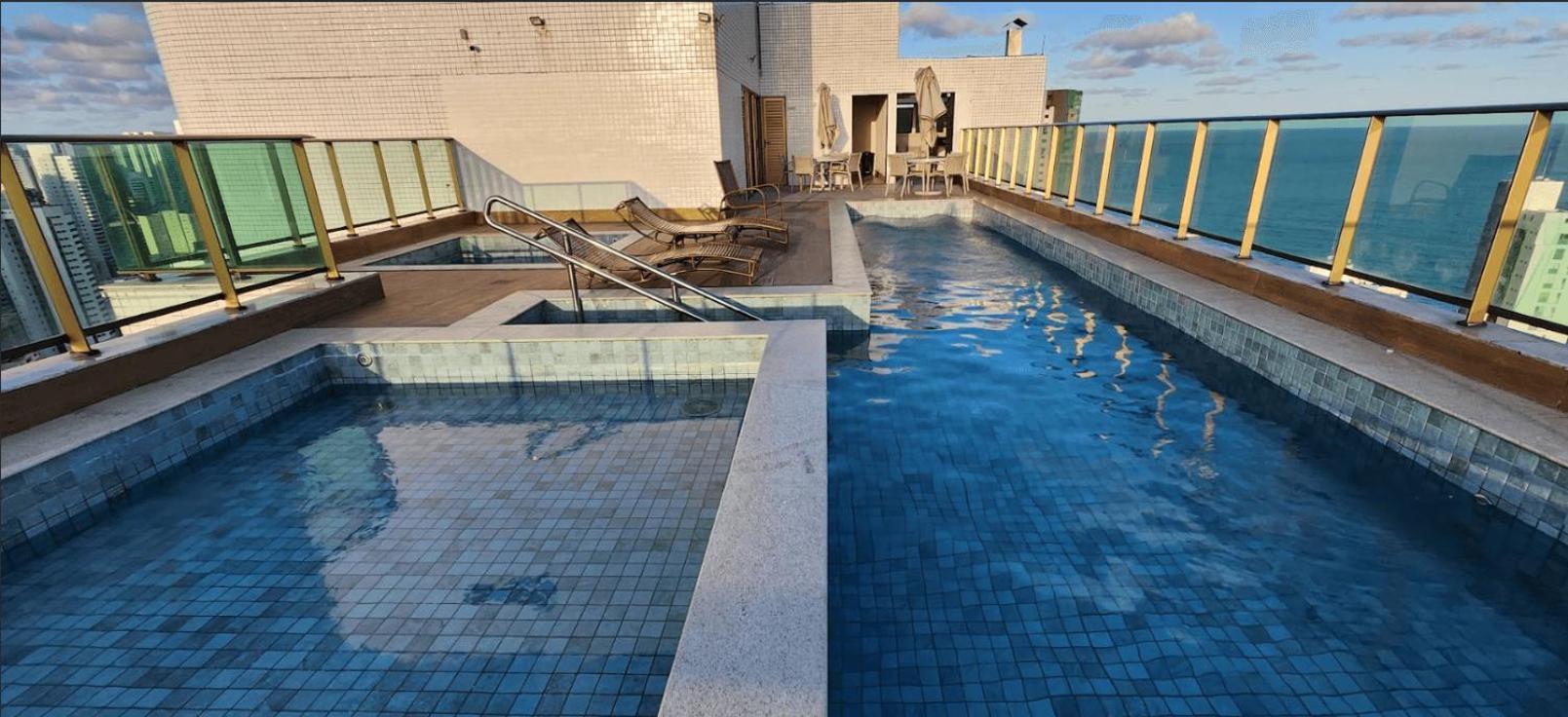 Flat 2 Quartos A 100M Da Praia De Boa Viagem Ресифи Экстерьер фото
